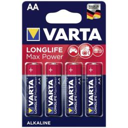 Baterii alcaline Longlife Max Power AA, 4 bucati