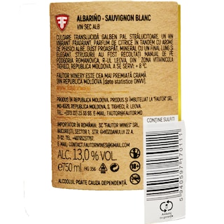 Fautor | Aurore | Vin alb sec Albarino & Sauvignon Blanc 0.75L