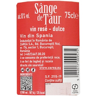 Sange de Taur | Vin rose 0.75L