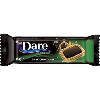 Dare | Biscuiti cu ciocolata neagra 114g