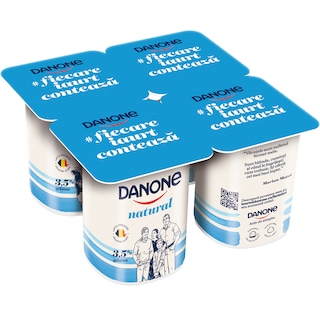 Danone | Iaurt natural 3.5% grasime 130g