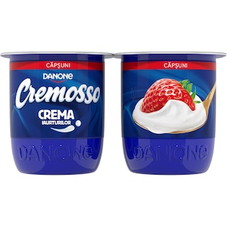 Cremosso | Iaurt cu capsuni 125g