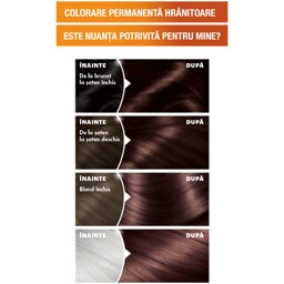Garnier | Color Naturals | Vopsea de par permanenta 4.15 Ciocolata amaruie