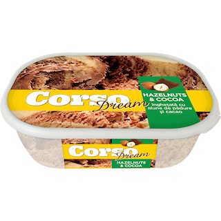 Corso | Dream | Inghetata cu aroma de ciocolata si alune 450g