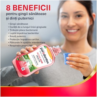 Parodontax | Apa de gura Active Gum Health Herbal Mint 500ml