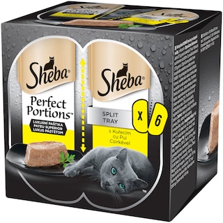Sheba | Perfect Portions | Pate cu pui pentru pisici 6x37.5g