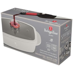 Berlinger Haus | Tava pentru friptura cu capac din sticla si buton pentru aroma