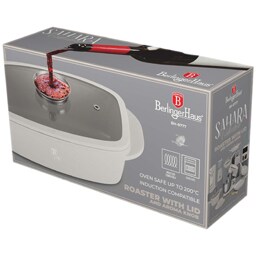Berlinger Haus | Tava pentru friptura cu capac din sticla si buton pentru aroma