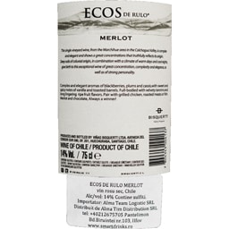Ecos | Vin rosu Merlot 0.75l