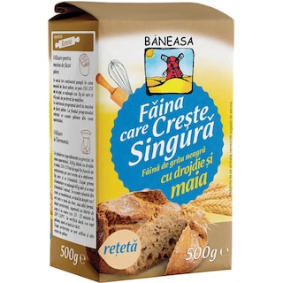 Baneasa | Faina de grau neagra cu drojdie si maia 500g