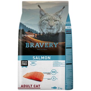 Bravery | Hrana uscata Adult Salmon 2kg