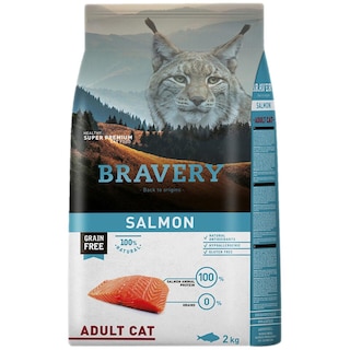 Bravery | Hrana uscata Adult Salmon 2kg