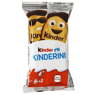Kinderini | Biscuiti ornati cu crema de lapte si cacao Kinderinni 25g