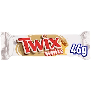 Twix | Biscuit si caramel, invelite in ciocolata alba 46g
