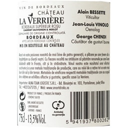 La Verriere | Vin de Bordeaux  0.75L