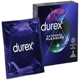 Durex | Prezervative Extended pleasure 3 bucati