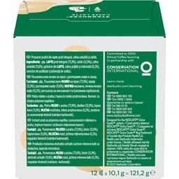 Starbucks | Cafea Caffe Latte, 12 capsule