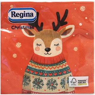 Regina | Servetele pentru Craciun, 3 straturi, 15 buc.