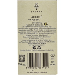 Gramma | Dramatic | Vin alb sec Aligote 750ml