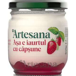 Artesana | Iaurt cu capsune 160g
