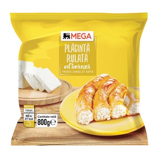 MEGA | Placinta rulata cu branza 800g