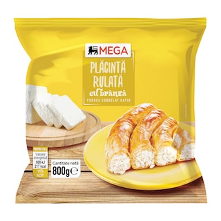 MEGA | Placinta rulata cu branza 800g