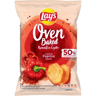 Lay's | Chips rumeniti in cuptor cu gust de paprica 105g