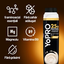 YoPRO | Iaurt de baut cu aroma de vanilie si biscuiti, 0,5% grasime 300g