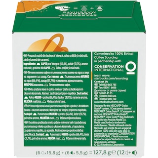 Starbucks | Cafea Caramel Macchiato, 2x6 capsule