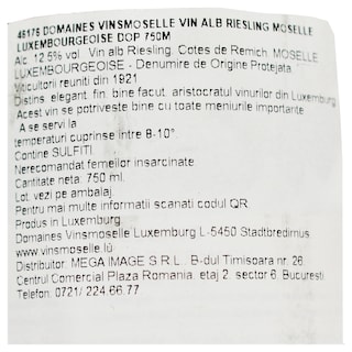 Domaines Vinsmoselle | Vin alb Riesling 0.75L