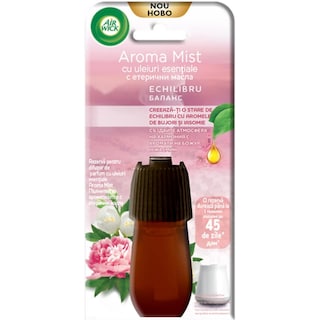 Air Wick | Aroma Mist | Rezerva difuzor parfum cu uleiuri esentiale Aroma Mist bujori si iasomie 20ml