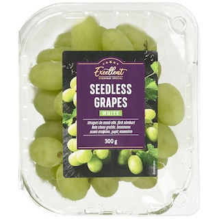 Excellent | Struguri albi, fara samburi 300g