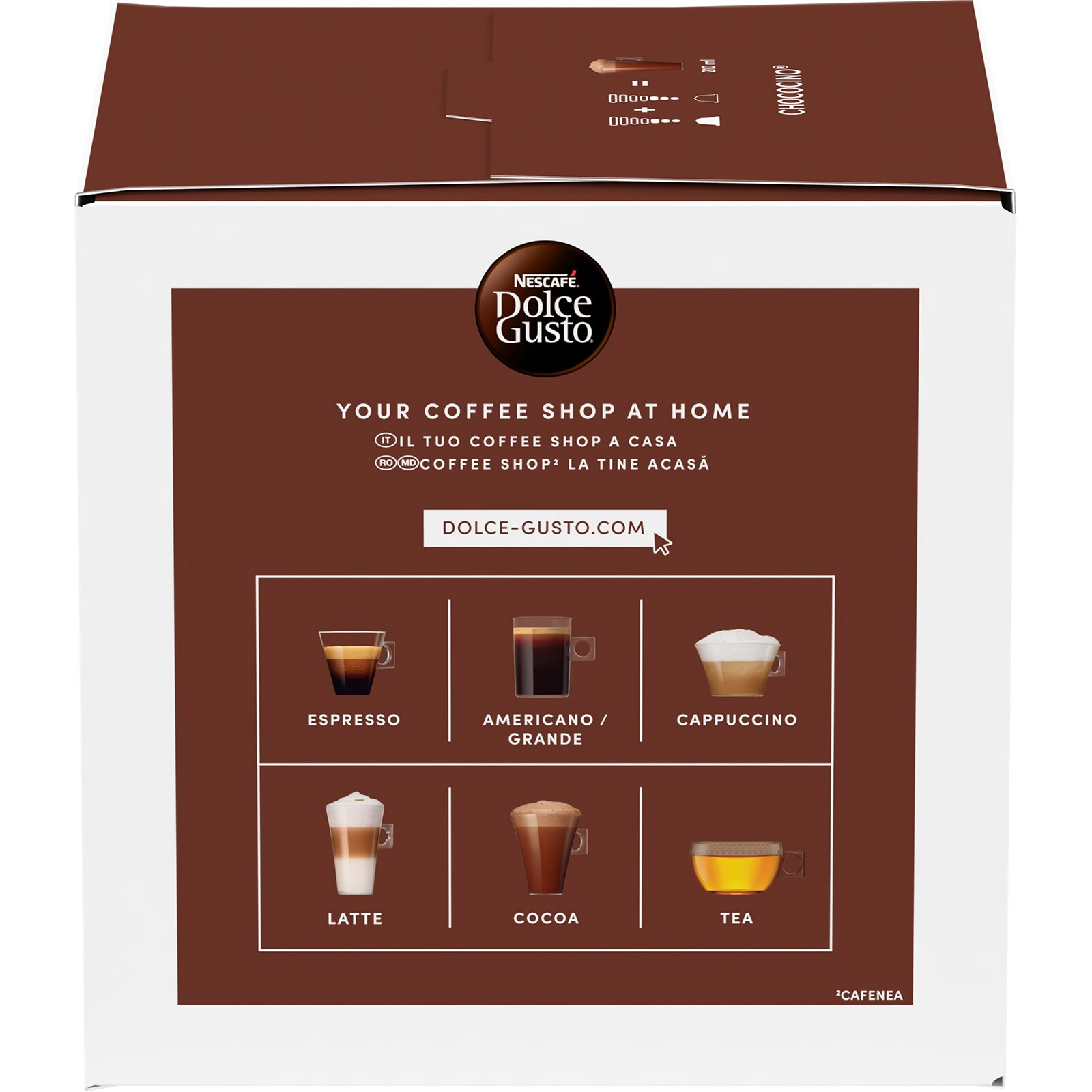 Nescafe | Dolce Gusto | Ciocolata calda Chococino, 16 capsule, 8