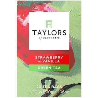 Taylors | Ceai verde cu capsuni si vanilie 20x1.5g