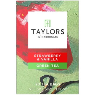 Taylors | Ceai verde cu capsuni si vanilie 20x1.5g