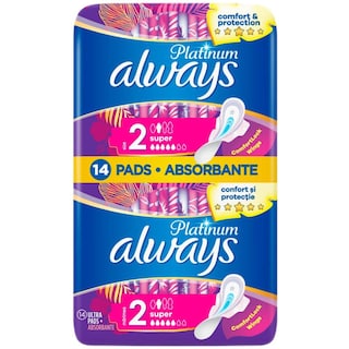 Always | Platinum | Absorbante Ultra Super Plus 14 buc