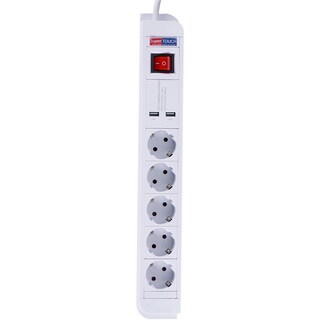 Super Touch | Prelungitor Shucko cu 2 porturi USB