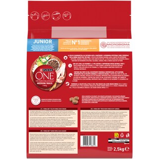 Purina One | Hrana caini juniori,pui si orez 2.5kg