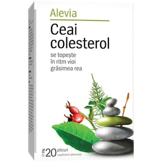 Alevia | Ceai medicinal pentru colesterol 20 plicuri 20x1.5g