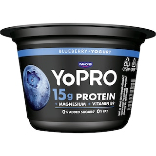 YoPRO | Iaurt cu afine, indulcitori si continut crescut de proteina 160g