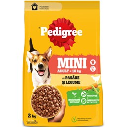 Pedigree | Hrana uscata pentru caini Adult mini, cu pasare si legume 2kg