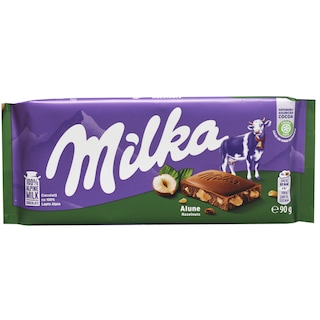 Milka | Ciocolata cu lapte si alune maruntite 90g