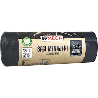 MEGA | Saci menajeri, 120L, 10 bucati
