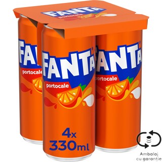 Fanta | Bautura racoritoare  4X330ml