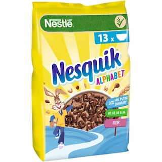 Nesquik | Cereale cu ciocolata, alfabet 400g