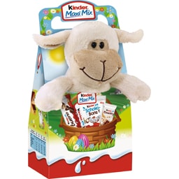 Kinder | Ciocolata Maxi Mix cu jucarie de plus, diverse modele 133g