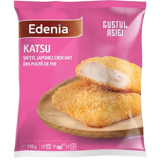 Edenia | Katsu Snitel din pulpa de pui 450g