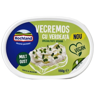 Hochland | Specialitate tartinabila vegana cu verdeata, fara lactoza 150g