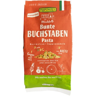 Rapunzel | Fidea supa litere colorate, eco 500g