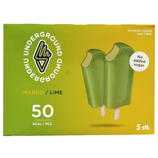 Underground | Inghetata cu mango si lime 5x69g
